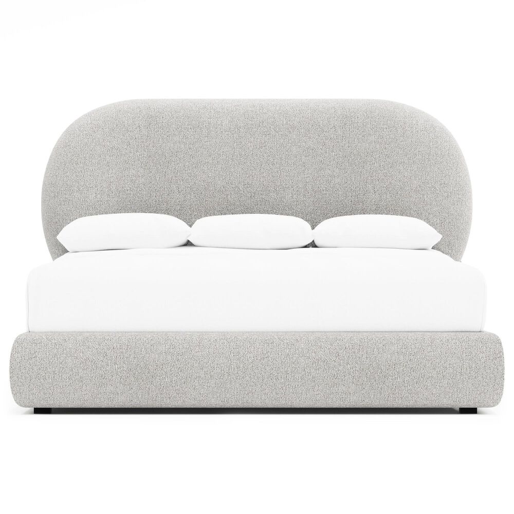 Bernhardt Monolith King Upholstered Panel Bed in Puma, , large