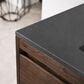 James Martin Vanities Mantova 35.4" Single Vanity in Mid-Century Walnut and Brushed Nickel with 3 cm Charcoal Black Composite Stone Top and Rectangular Sink, , large