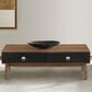 Blue River Amigo Coffee Table in Black/Walnut, , large
