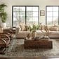Magnolia Home Sinclair 3"6" x 5"6" Pebble and Taupe Area Rug, , large