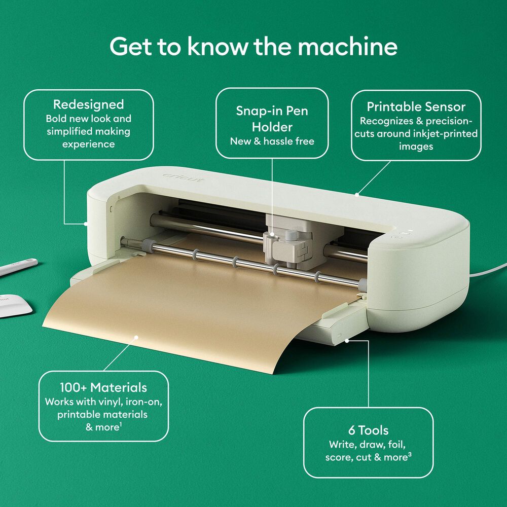 Cricut Explore 5 Cutting Machine with Essential Bundle in Taupe, , large