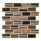 Marazzi Midpark Mosaics Bark 13" x 12" Porcelain Mosaic Sheet, , large