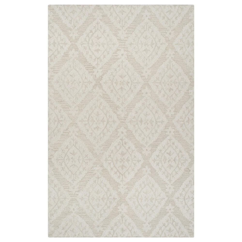 Safavieh Micro-Loop Geometric 5" x 8" Beige Area Rug, , large