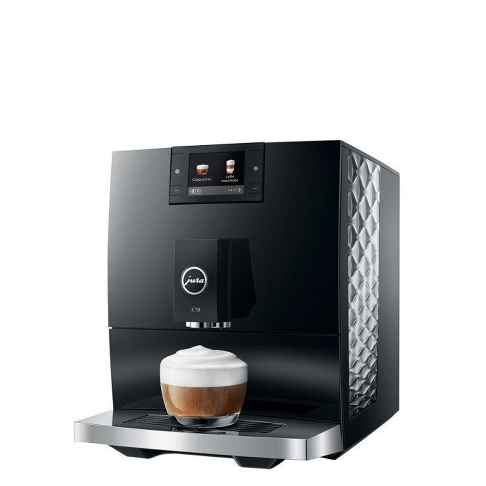 Jura C9 Automatic Coffee Machine in Piano Black, , large