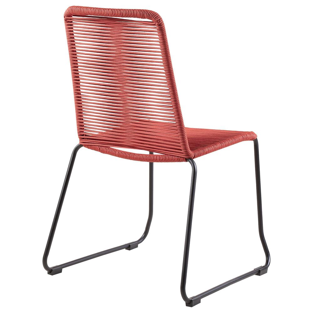 Blue River Koala and Shasta 5-Piece Patio Dining Set in Light Eucalyptus, Black and Brick Red, , large