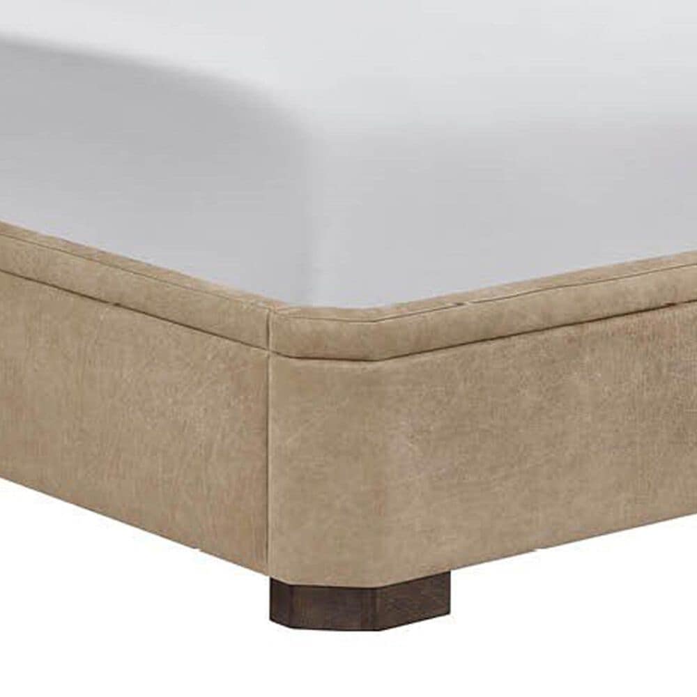 Furniture Worldwide Montclair Queen Upholstered Bed in Vail Toffee, , large