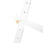 Maple and Jade 57" Adjustable 7-Tier Display Easel with Metal Hardware and Chain Support in Glossy Clear and Gold, , large