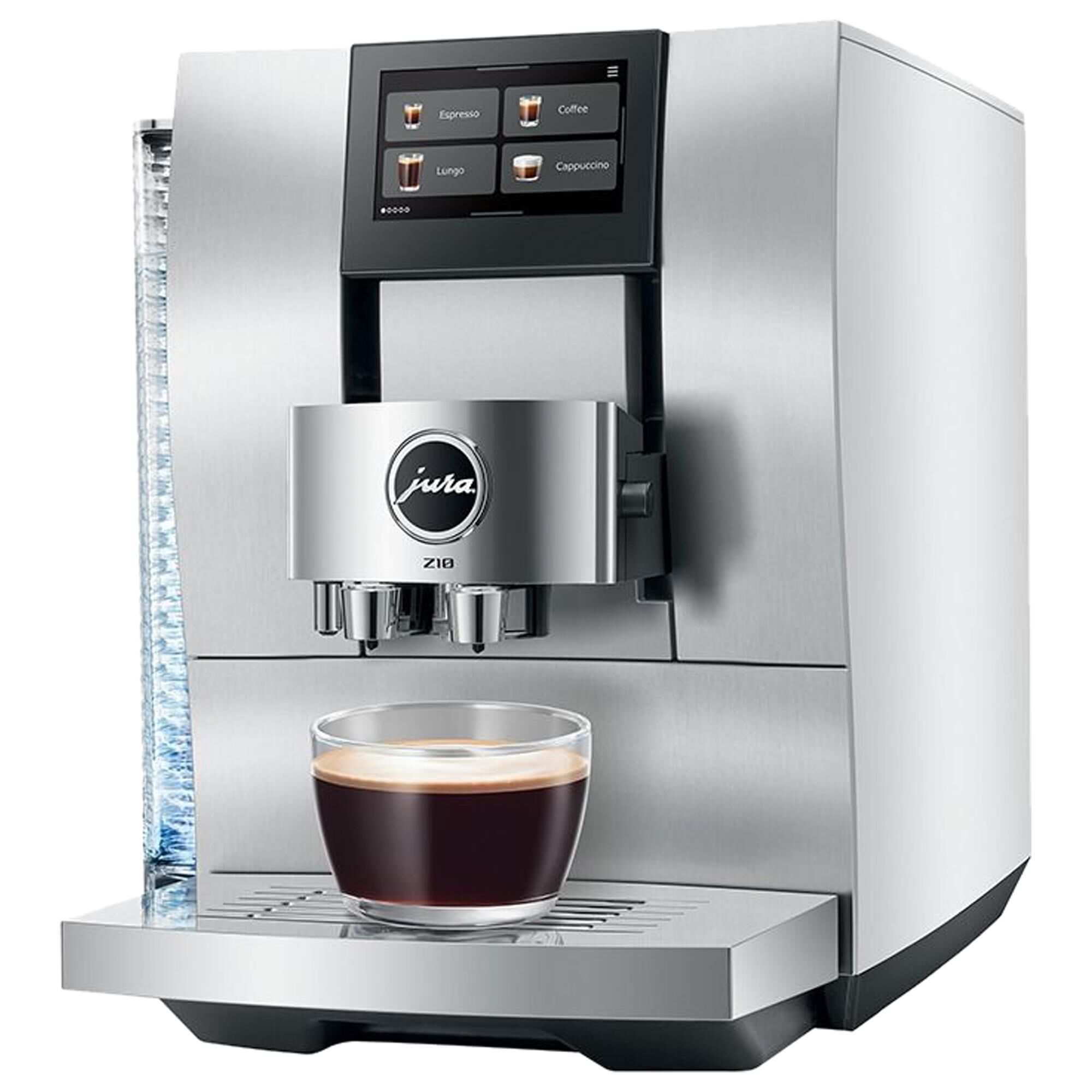 Jura 81 Oz Z10 Coffee Maker in Aluminum White