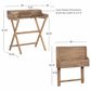 Linon Home Decor Coy Folding Desk in Brown, , large