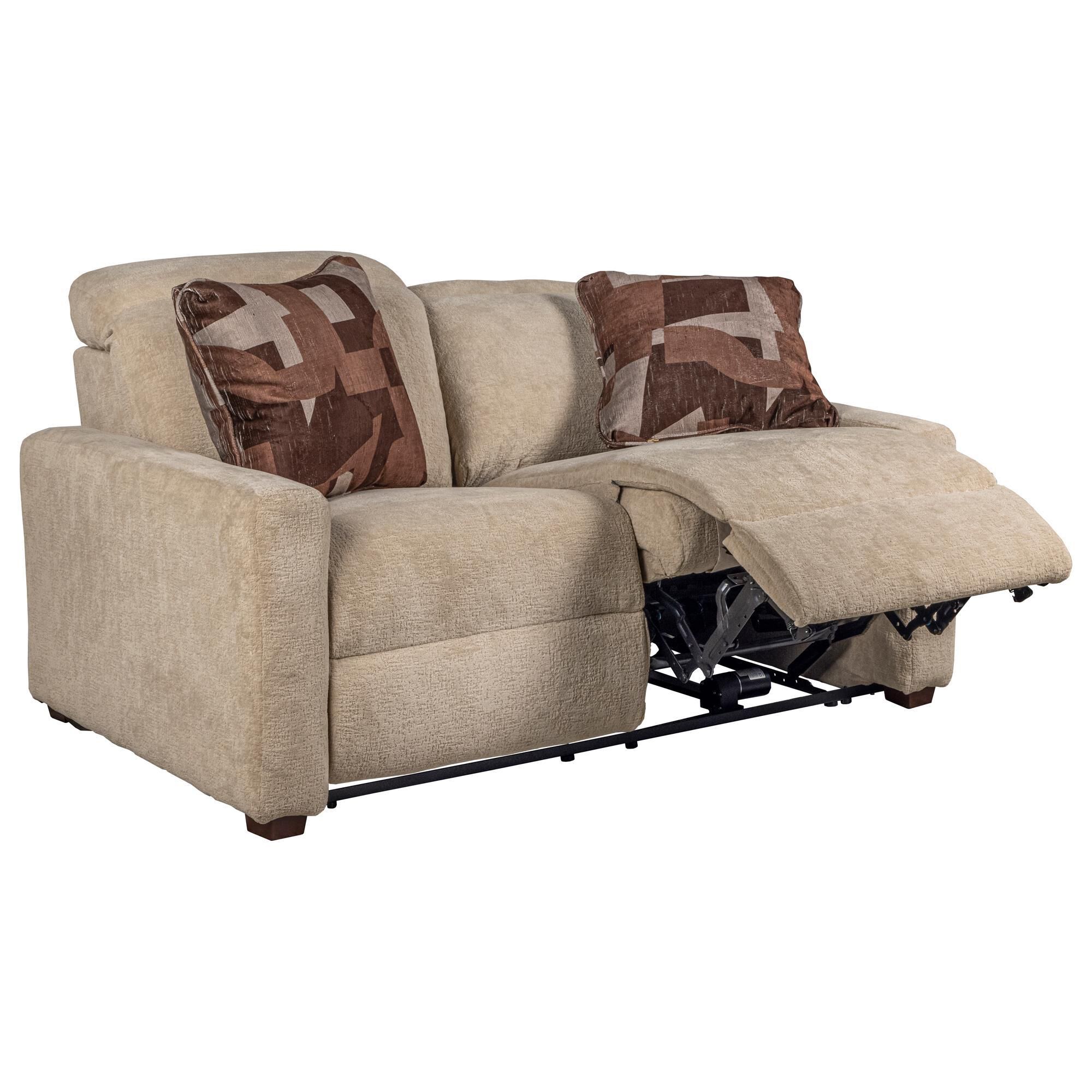 Ada Power Adjustable Headrest Power Reclining Loveseat
