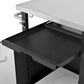 HOMLUX 39.5" Outdoor Kitchen Island in Black and Stainless Steel, , large