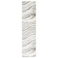 Safavieh Cyrus Shag CYR124A 2"2" x 9" Ivory and Grey Runner, , large