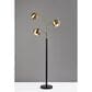 Adesso Emerson Tree Lamp in Black and Antique Brass, , large