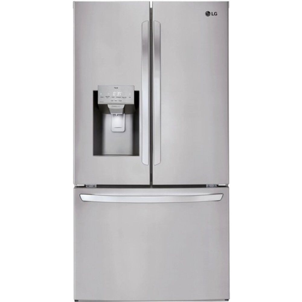 LG 28 cu.ft 3 Door French Door, Ice and Water, Printproof Stainless Steel, , large