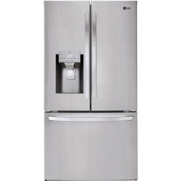 LG 28 cu.ft 3 Door French Door, Ice and Water, Printproof Stainless Steel, , large