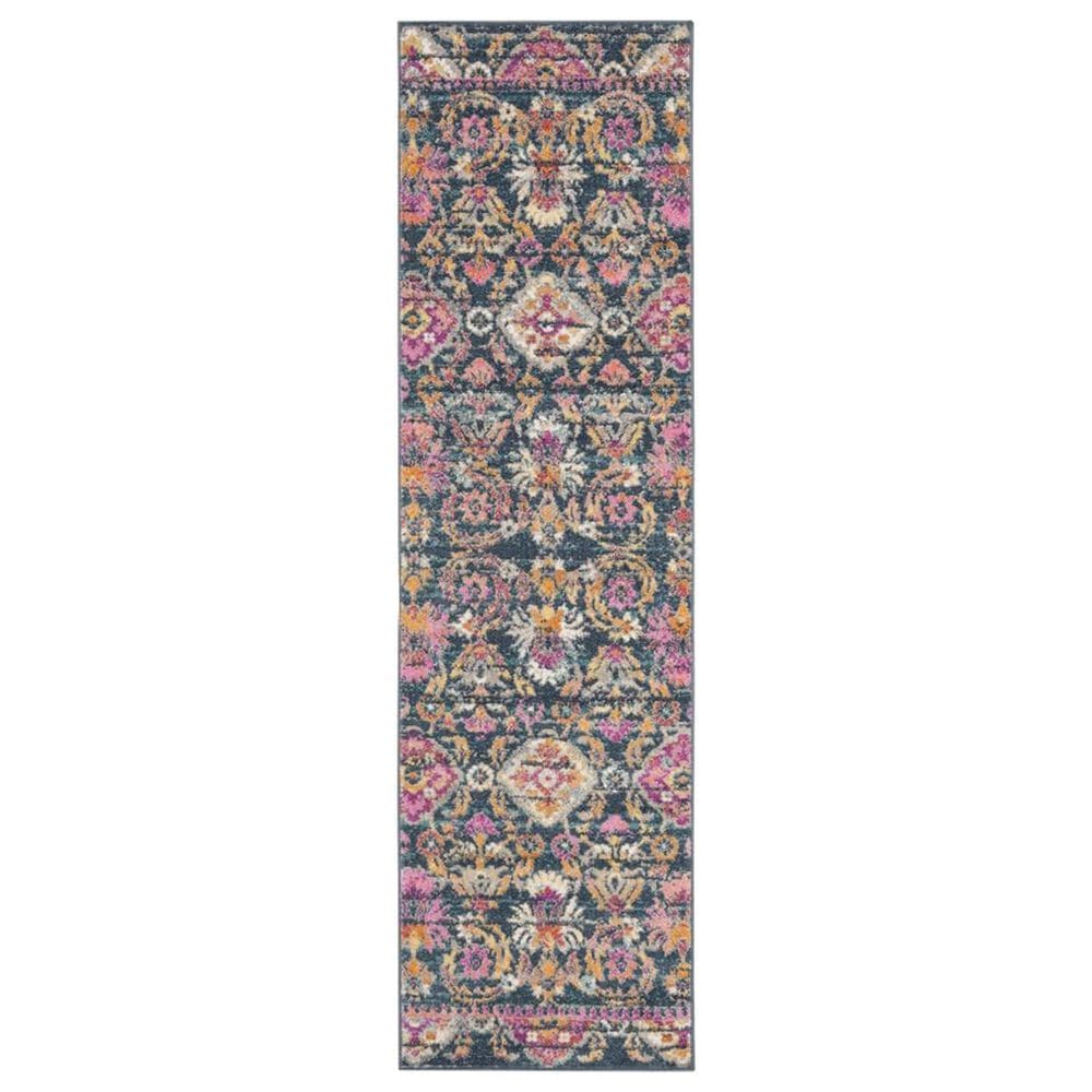 Safavieh Madison MAD130C 2"3" x 8" Blue and Fuchsia Runner, , large