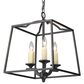 Golden Lighting Athena 3-Light Pendant in Natural Black, , large