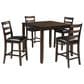 Ashley Coviar 5-Piece Counter Height Dining Set in Brown, , large