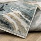 Oriental Weavers Echo ECH07 Blue and Ivory 2"3" x 7"6" Runner, , large
