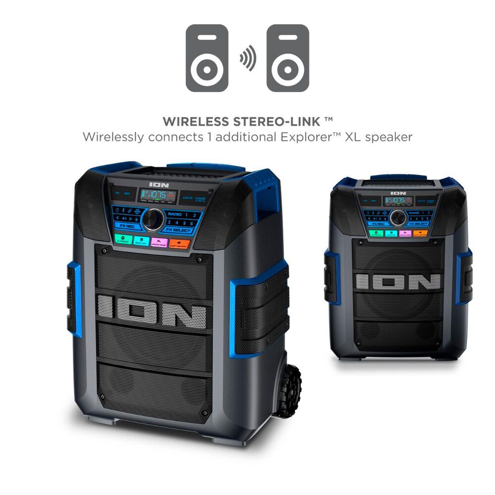 Ion Explorer XL High-Power All-Weather Speaker in Black, , large