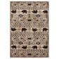 Oriental Weavers Woodlands 9651A 9"10" x 12"10" Ivory Area Rug, , large