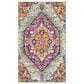 Safavieh Madison MAD119G 3" x 5" Light Grey and Fuchsia Area Rug, , large