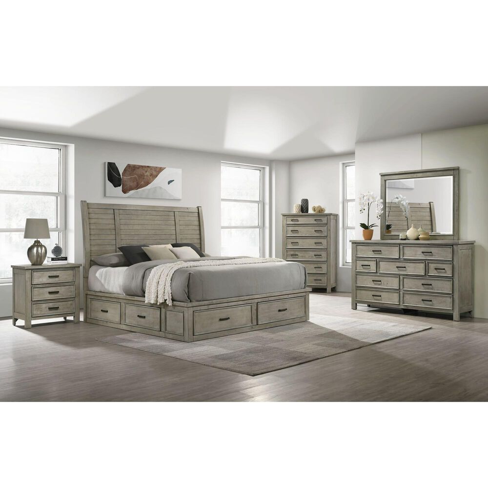 Mayberry Hill Sullivan Dresser and Mirror in Drift Grey, , large
