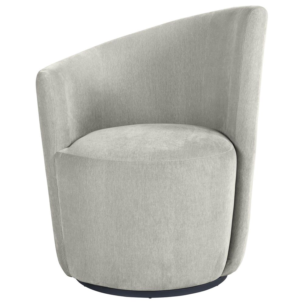Coaster Nueva Swivel Chair in Dove Grey, , large