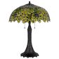 Cal Lighting Sunburst Mosaic Tiffany Table Lamp in Bronze, , large