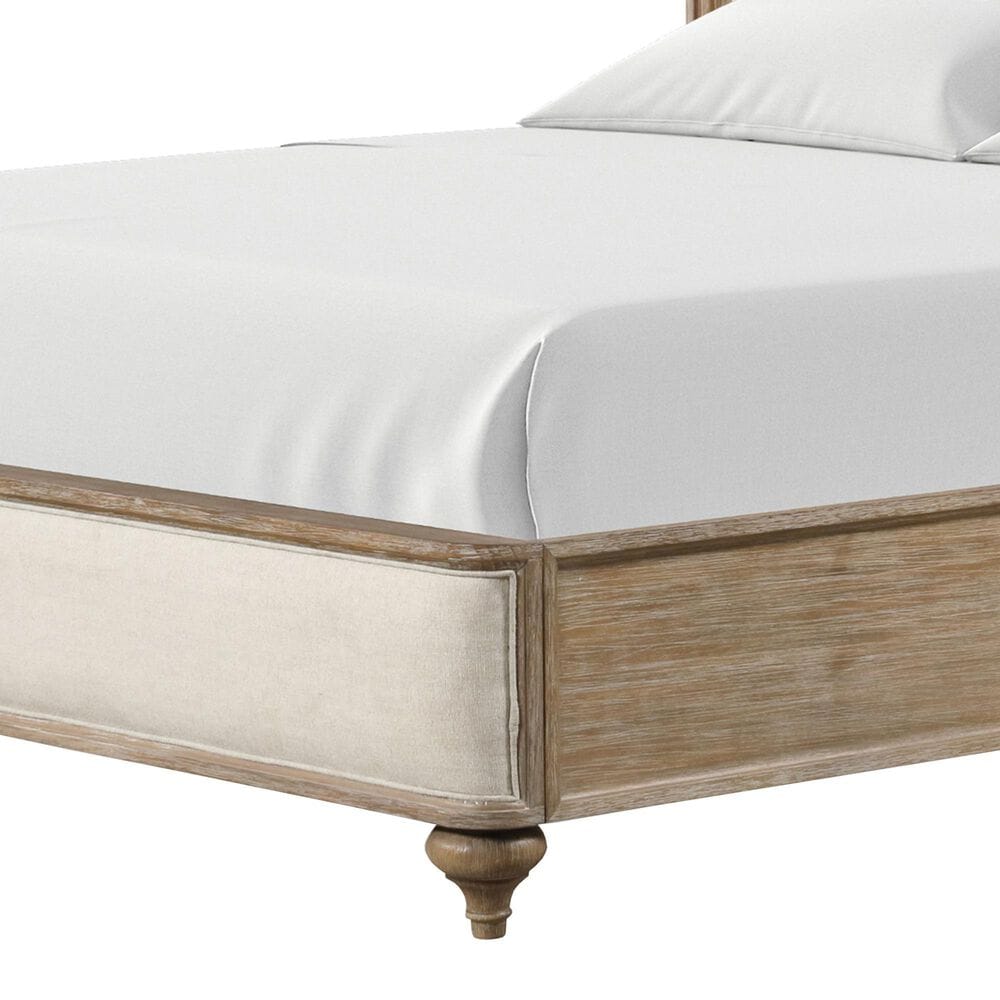 Furniture of America Lyris Queen Panel Bed in Rustic Oak, , large
