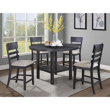 Claremont Guthrie Counter Height Table in Charcoal - Table Only, , large