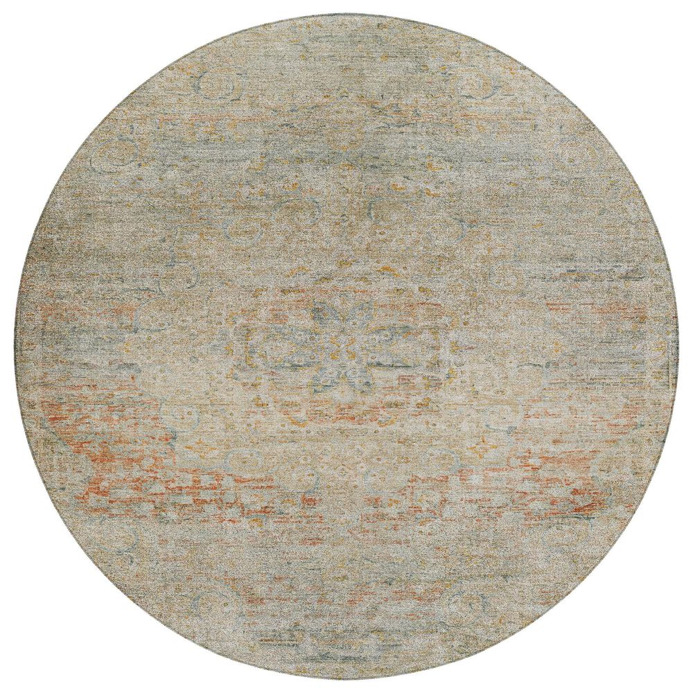 Dalyn Rug Company Tabrook TB1 Tan 8" Round Area Rug, , large