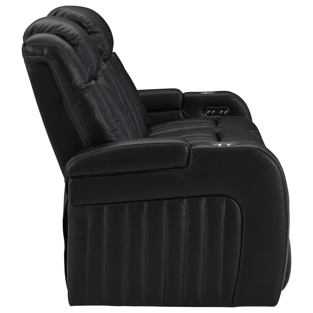 Ashley Caveman Den 2-Piece Power Reclining Living Room Set in Midnight, , large