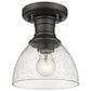 Golden Lighting Hines Semi-Flush in Matte Black, , large