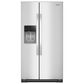 Whirlpool 28.7 Cu. Ft. Freestanding Side by Side Refrigerator in Fingerprint Resistant Stainless Steel, , large