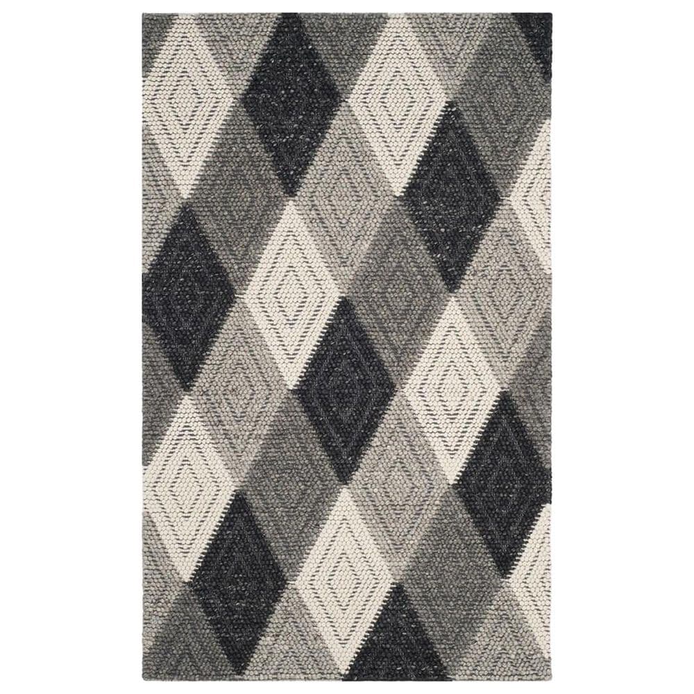 Safavieh Natura 5" x 8" Anthracite Area Rug, , large