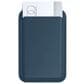 Satechi Vegan Leather Magnetic Wallet Stand in Dark Blue, , large