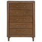 Ashley Lyncott 5-Piece King Bedroom Set in Medium Brown, , large