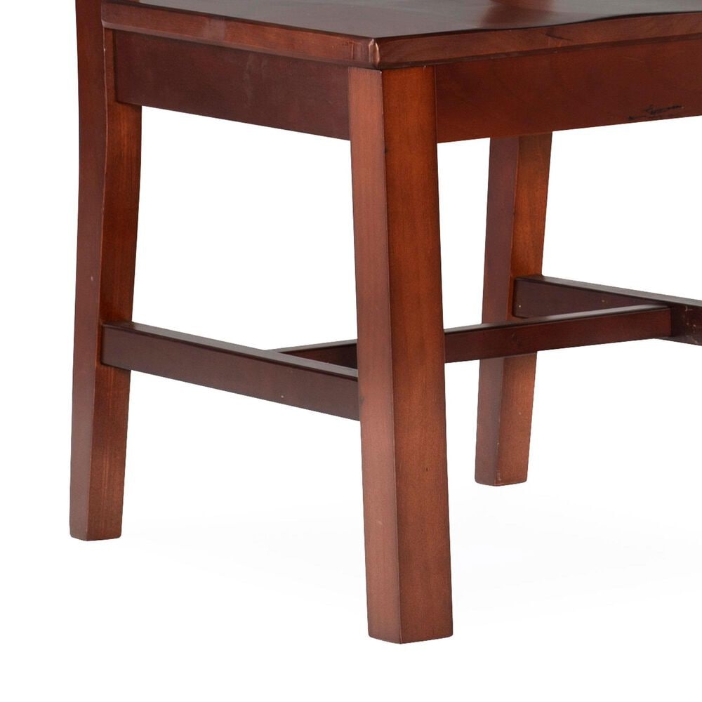 Linon Home Decor Titian Desk Office Chair in Antique Tobacco, , large