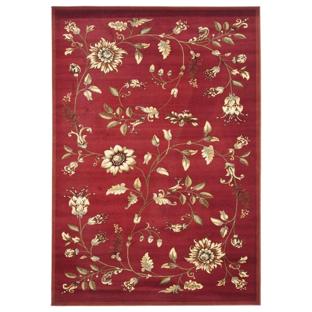 Safavieh Lyndhurst LNH552 5"3" x 7"6" Red and Multicolor Area Rug, , large