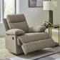 Ashley Side-Swipe Manual Rocker Recliner in Mocha, , large