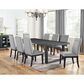 Steve Silver Yves Dining Table in Rubbed Charcoal, , large