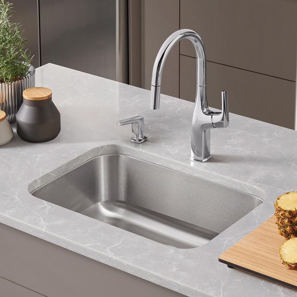 Blanco Stellar 28&quot; Super Single Bowl Kitchen Sink in Refined Brushed, , large