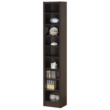 Pacific Landing Narrow Bookcase in Dark Wood, , large