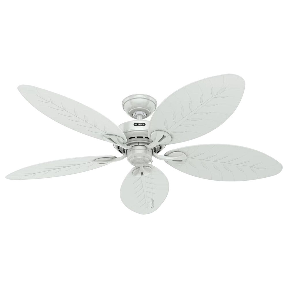Hunter Bayview 54" Outdoor Ceiling Fan in White, , large