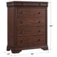 Mayberry Hill Phillipe 5-Drawer Chest in Cherry, , large