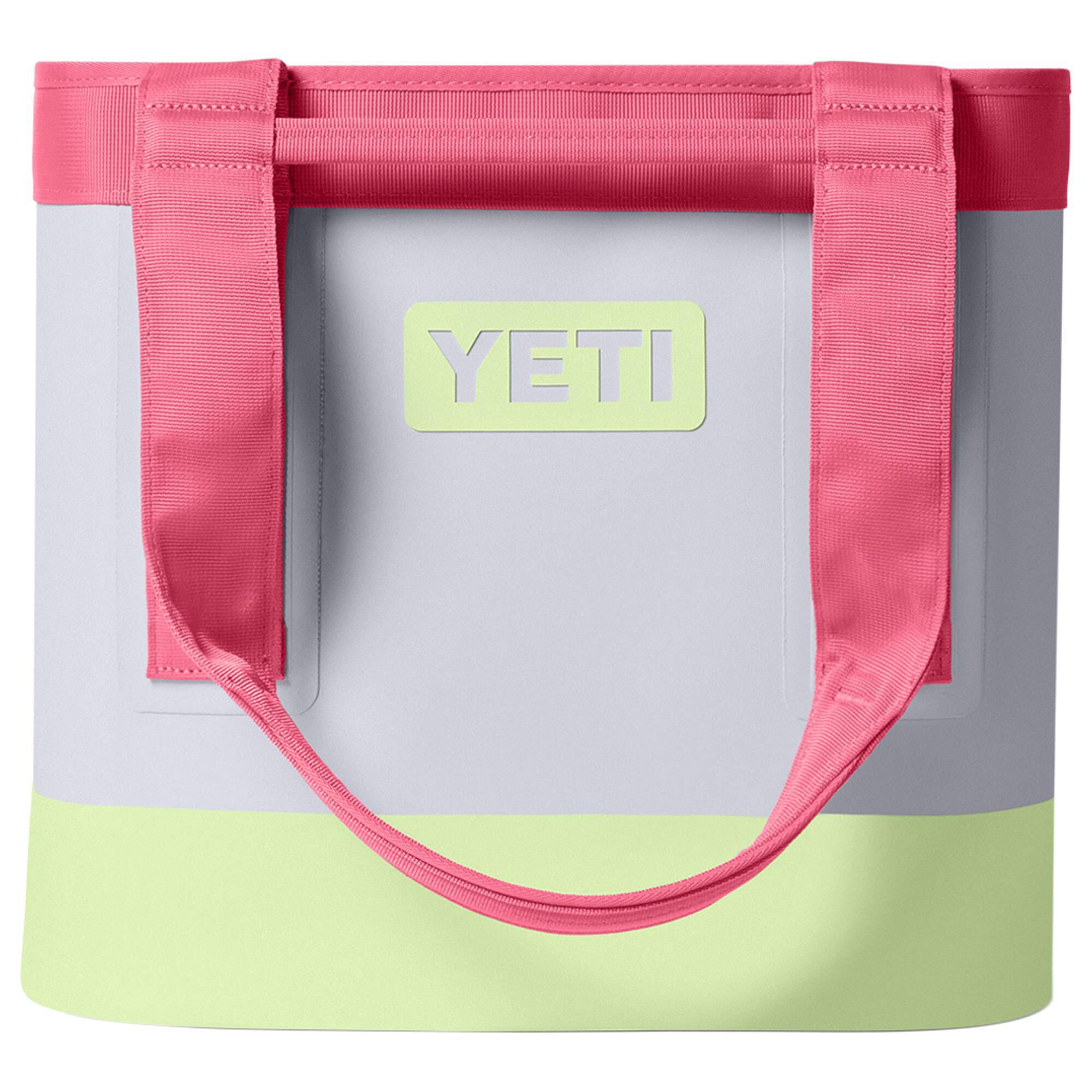 YETI Camino 20L Carryall Tote Bag in Mist, Pink and Grasshopper
