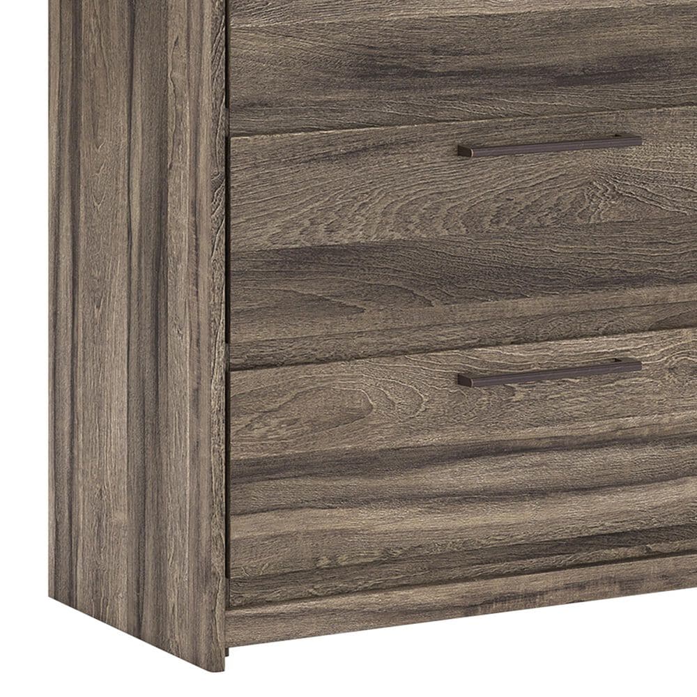 Ashley Elbrim 5-Drawer Chest in Weathered Brown, , large