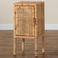 Baxton Studio Vivan 1-Door Nightstand in Natural Brown, , large