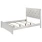 Crown Mark Amalia Twin Bed with Nightstand in White, , large